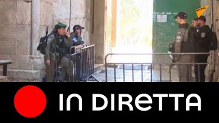 Gerusalemme, la situazione vicino alla Moschea di Al-Aqsa