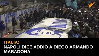 Napoli dice addio a Diego Armando Maradona