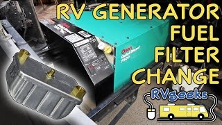 Onan RV Generator Fuel Filter Replacement
