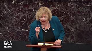 Sen. Lofgren said bipartisanship stemmed from 'clear abuse' in Nixon case | Trump impeachment trial