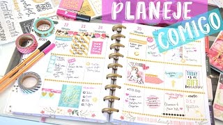 COMO USO E ORGAZINO O MEU DAILY PLANNER| Happy Planner | Larissa Dobler