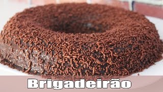 BRIGADEIRÃO SEM BANHO-MARIA |PUDIM DE CHOCOLATE|