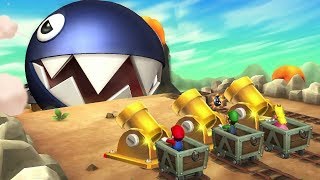 Mario Party 9 MiniGames - Mario Vs Luigi Vs Peach Vs Daisy (Master Difficulty)