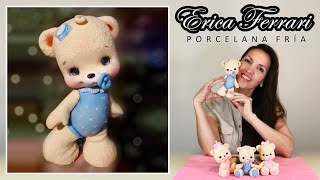 Muñeco Osito Bebé | Teddy Bear | Tutorial Fácil | DIY | Erica Ferrari Porcelana Fría
