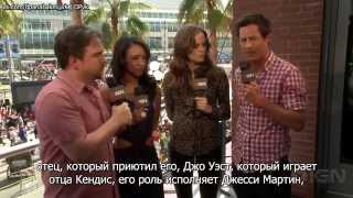 Danielle Panabaker, Tom Cavanagh, Candice Patton talk to IGN (rus sub) // DPvk