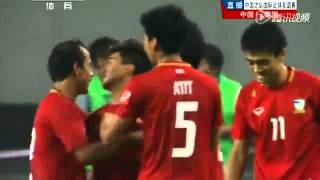 บอลไทยถล่มจีนสุดมัน 5-1 [15/6/2013]