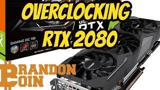 RTX 2080 Mining Overclocks on ETC