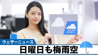 お天気キャスター解説 あす7月19日(日)の天気