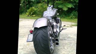 BOBBER, CHOPPER,HONDA SHADOW 750  SPIRIT  FAT TIRE 240 MOTORCYCLES OLD SCHOOL,APE HANDLE BAR