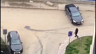 У жилого комплекса на юге Москвы произошла стрельба — видео очевидца