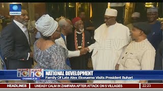 Family Of Late Alex Ekwueme Visits President Buhari