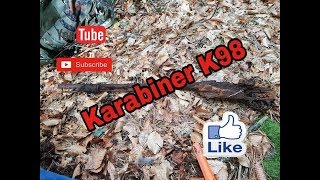 Mit dem Fisher f44 ein Karabiner K98 im Wald gefunden