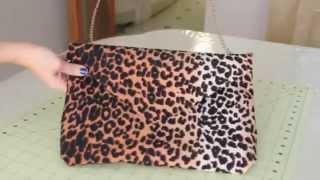 DIY No Sew Envelope Clutch and Cross Body Purse