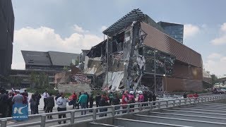 Major shopping center collapses in Mexico City