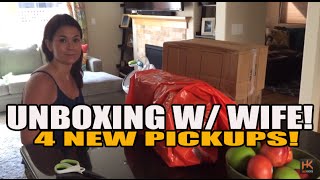 Sneaker Unboxing w/ Wife! 2 For Her, 1 For Me! Bonus Gift