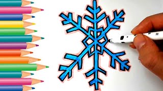 Çok Kolay Kar Tanesi Çizimi!!!
Kar Tanesi Nasıl  Çizilir- Sevimli Resim Çizimleri❄