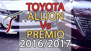 Toyota Allion Vs Premio 2016/2017