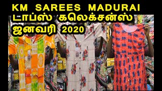 Tops January 2020 collections KM Sarees Madurai Ladies tops wholesale