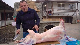 LAMB ROASTED IN BEER.