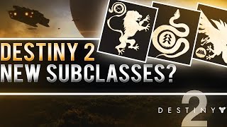 DESTINY 2 NEW SUBCLASSES?? DESTINY 2 LEAK! (New Warlock, Hunter and Titan Class Crests)