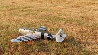 GIANT EXPLOSIVES AND PAINTBALL GUNS vs RC FMS THUNDERBOLT