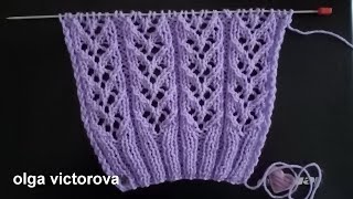 Мой новый фаворит Узор Ажурные дорожки 581 #Узорыспицами