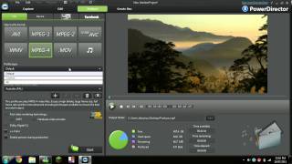 best rendering settings for Cyberlink PowerDirector 9 - highest quality and smallest file size