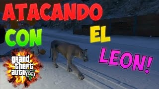 | ATACANDO CON EL LEON EN GTAV ONLINE | HACKS GTAV ONLINE 1.20 |
