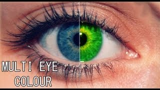Photoshop CS6 Multi-Colour Eye Tutorial
