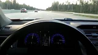 Toyota Camry 3.5i 328hp uniVER-chip разгон с 200 до 250км/ч