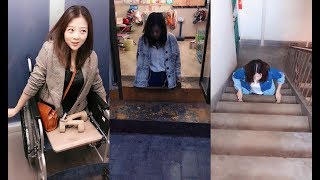 No Legs Girl still Has a Happy Face