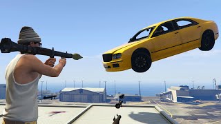 16 МАШИН vs. ЛЮДИ С RPG! (GTA 5 Смешные Моменты)