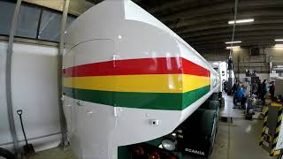 ☎️Scania 140 LS Truck V8 Engine -Vanha Kuorma-auto-Old