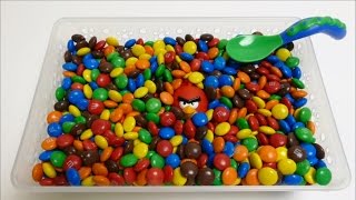 M&M's Surprise Toys Hide & Seek - Donald Duck, Cars, SpongeBob, Beaver, Frog Toys