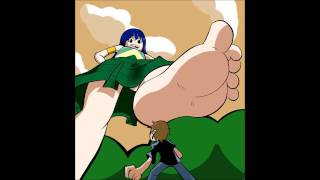 Girl Giantess Feet Anime