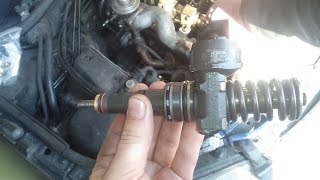 Замена уплотнителей насос-форсунки VW 1.9TDI 85KW