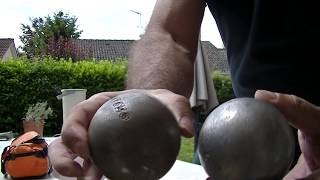 nettoyer ses boules de petanque en 30 secondes