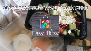 ОБЗОР ДОСТАВКИ ЕДЫ/ СБАЛАНСИРОВАННОЕ ПИТАНИЕ /EASY4BUSY