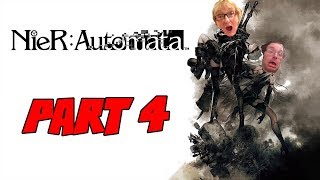 Nier: Automata Part 4 - Gaming With Mom - Funny Lets Play Joke Haha