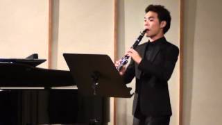 Chwanphat Kawinnithiporn - Solo de Concours for Clarinet and Piano Op.10 : Henri Rabaud