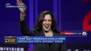 Trump Kritik Penunjukan Kamala Harris Berisiko Bagi Partai Demokrat