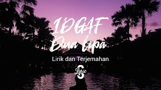 Lyric/lirik IDGAF - Dua Lipa ( Cover by Davina Michelle ) Terjemahan