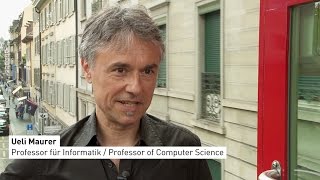 Polybahn-Pitch: Ueli Maurer, Professor für Informatik / Professor of Computer Science