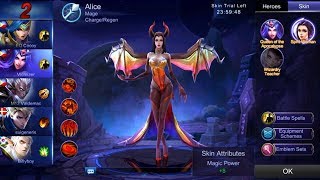 Mobile Legends - Alice Full Gameplay | Spirit Woman Skin