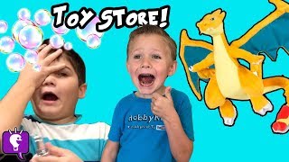 We Explore a TOY STORE and HobbyPig Finds Invisible Soap