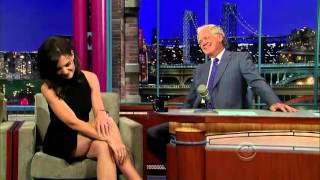 Katie Holmes on David Letterman HD