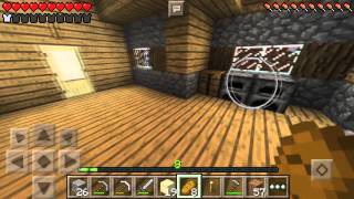 Зимнее выживание в Minecraft Pe 0.13.0 #3(300 Лайков)