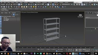 Tutorial membuat tekstur model rak besi sederhana di 3ds Max 2018
