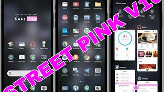 New !!! Miui 10 Theme Street pink v10