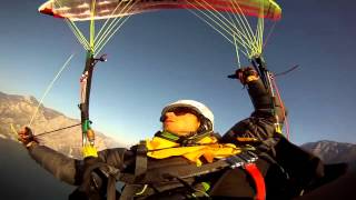 AARON D. - coconuts spez - new acro paraglide trick